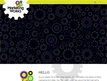 Tablet Screenshot of marketingworks.net